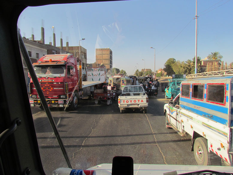 un repostage en Egipto